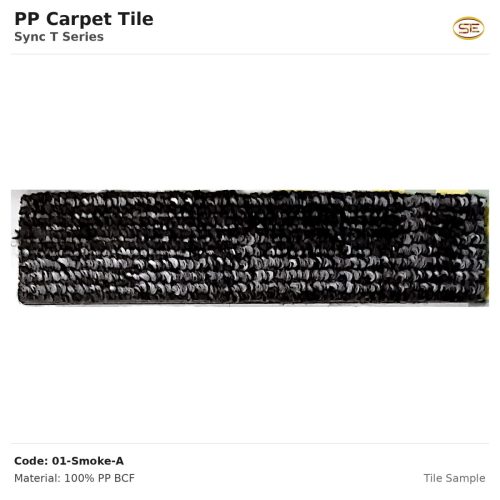 PP Carpet Tile Sync T Series 01-Smoke-A Sample