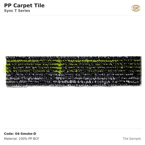 PP Carpet Tile Sync T Series 04-Smoke-D Sample
