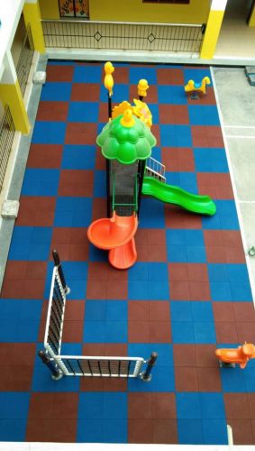38 playground flooring aerial